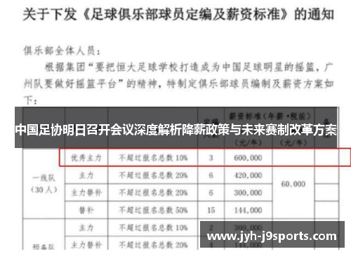 中国足协明日召开会议深度解析降薪政策与未来赛制改革方案